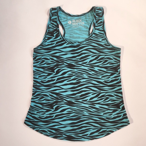 Electric Blue Zebra Tank - Picture 1 of 3